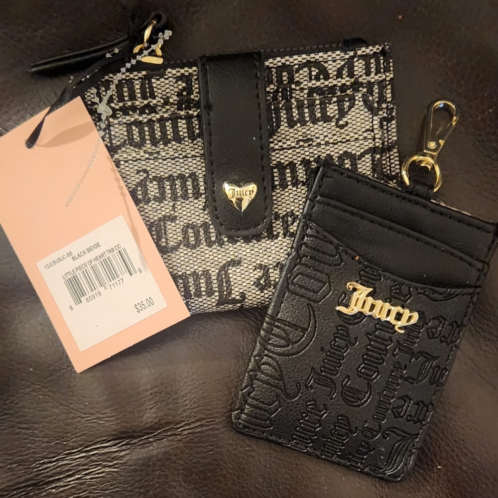 💜Juicy Couture card holder and small wallet